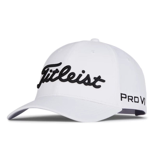 Titleist Tour Performance Staff Cap - White / Black