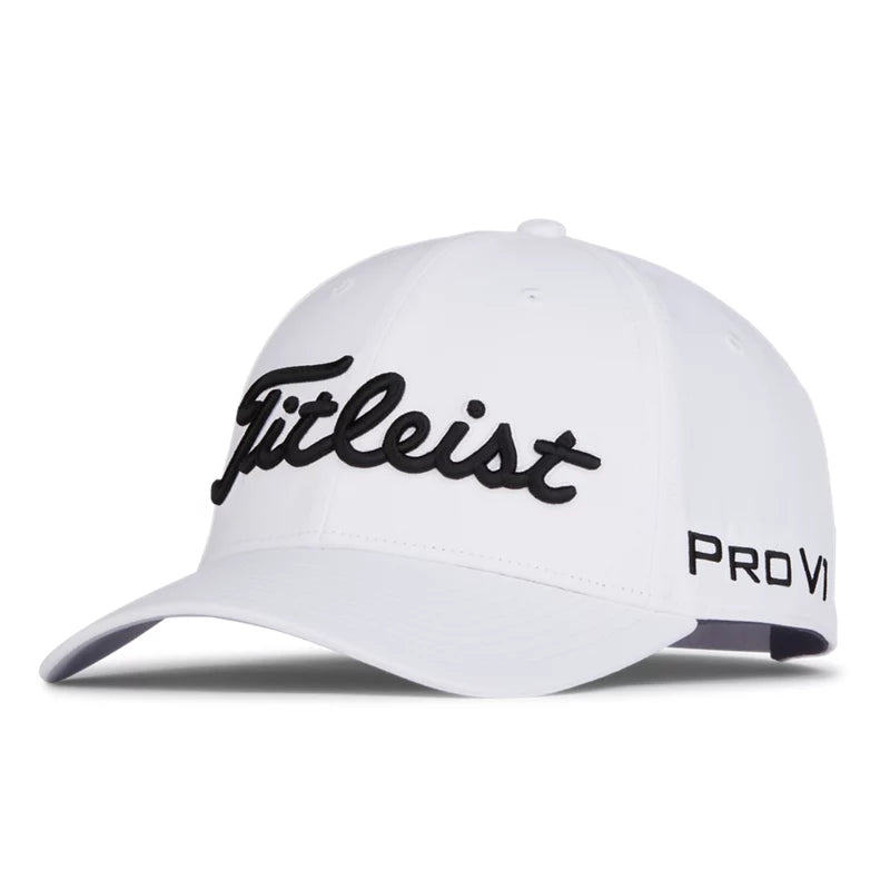 Titleist Tour Performance Staff Cap - White / Black