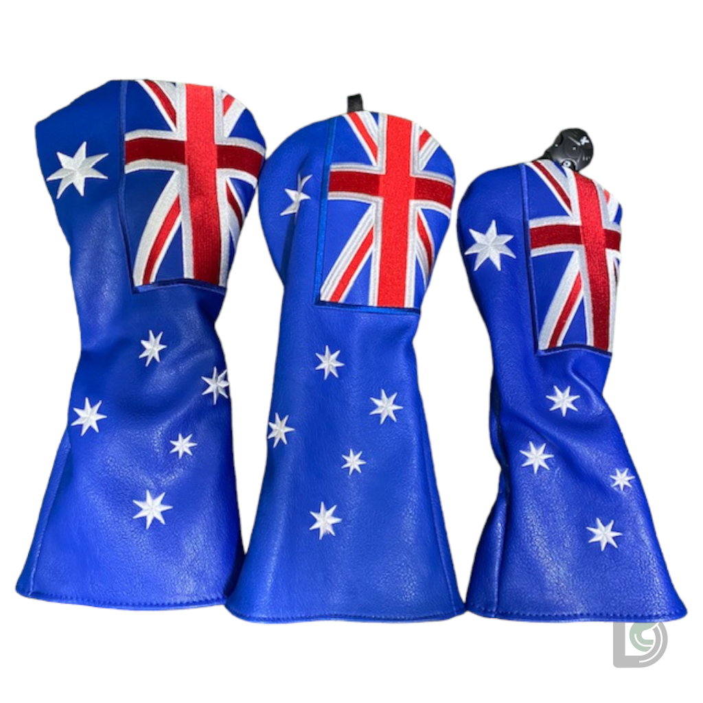 Australian Flag Head Cover Set - The Back Nine