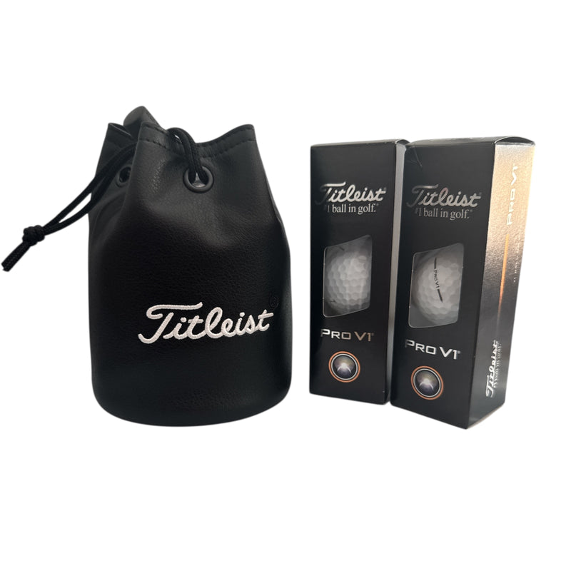 Titleist Drawstring  Pouch / ProV1 Gift Pack