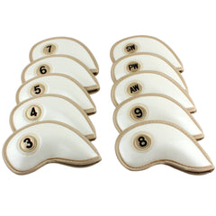 Premium Iron Cover Set - White Carbon Fibre
