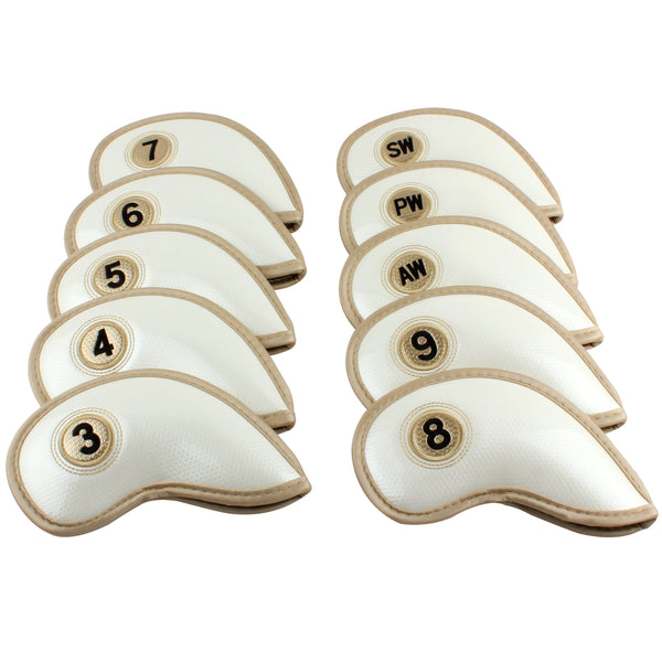 Premium Iron Cover Set - White Carbon Fibre