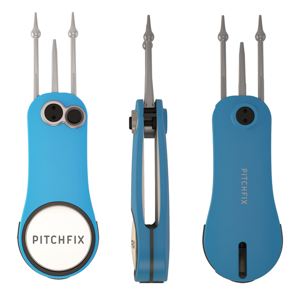 Pitchfix Fusion 2.5 Divot Tool - Light Blue