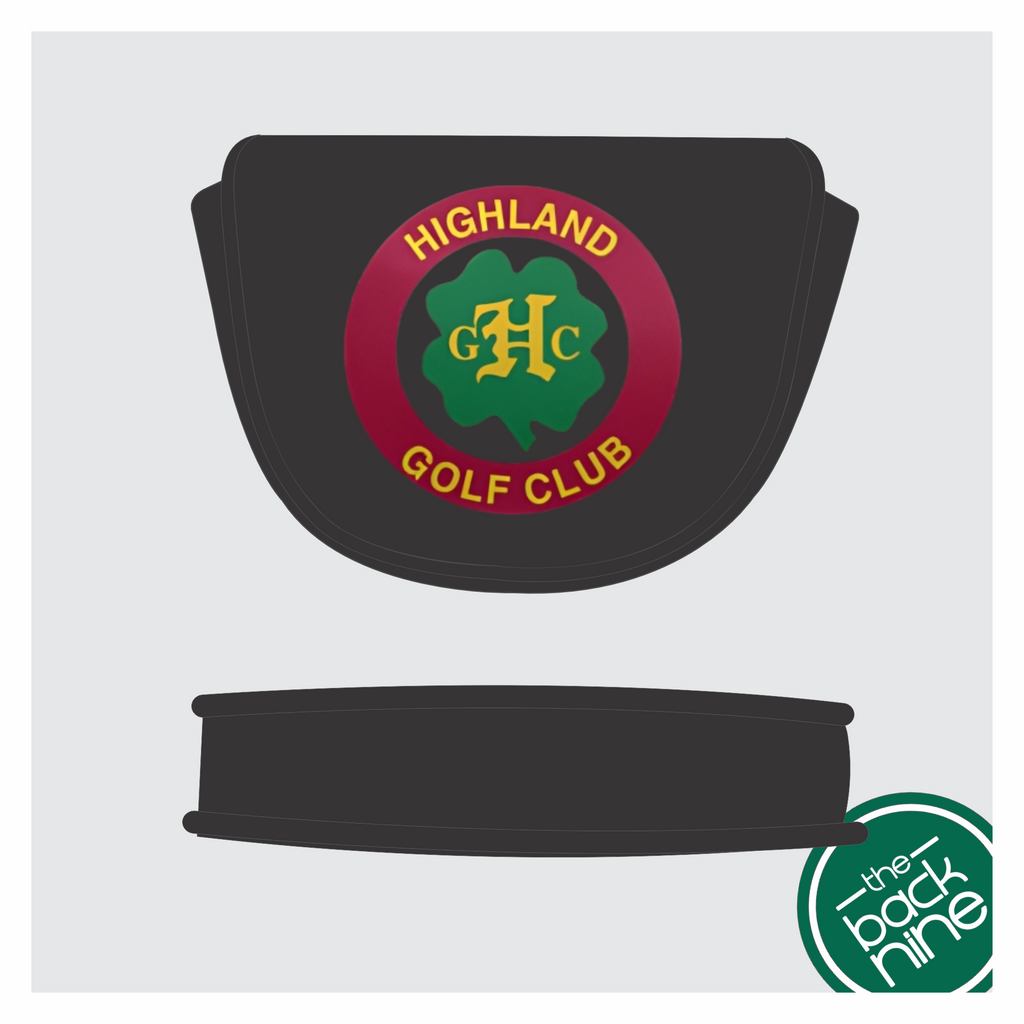 Highland Golf Club - Custom Mallet Putter Cover - The Back Nine