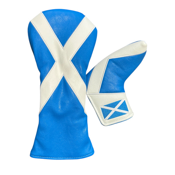 Scottish Flag Headcover Twin Pack