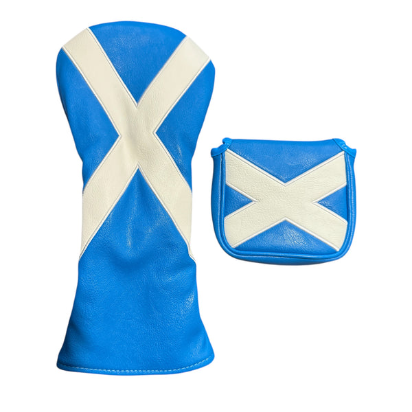 Scottish Flag Headcover Twin Pack