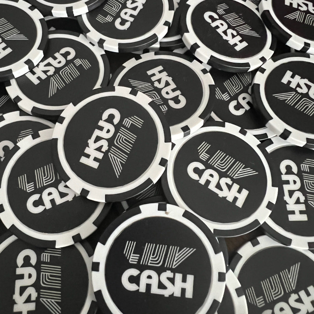 LUV CASH Poker Chip Ball Marker - The Back Nine