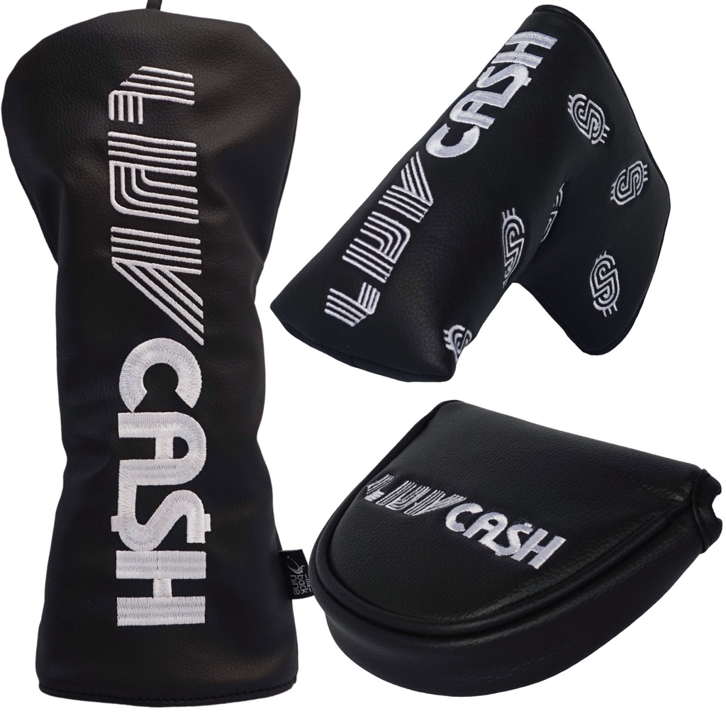 Luv Cash Driver Cover & Putter Cover Twin Pack - The Back Nine