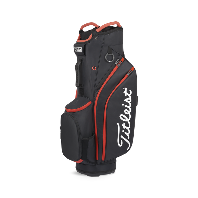 Titleist Cart 14 Golf Bag - Black / Red
