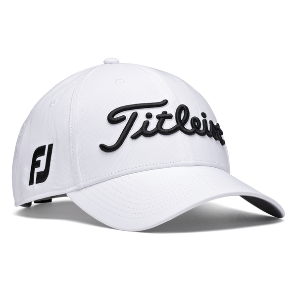 Titleist Tour Performance Staff Cap - White / Black