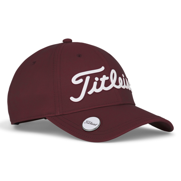 Titleist Players Performance Ball Marker Cap - Burgundy / White