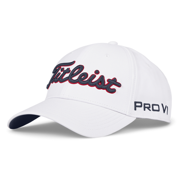 Titleist Tour Performance Cap - White / Navy / Red