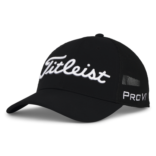 Titleist Tour Performance Mesh Cap - Black / White