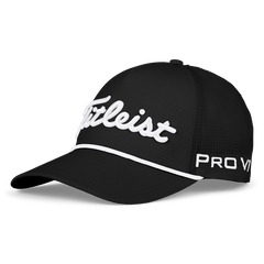 Titleist Tour Rope Cap - Black / White