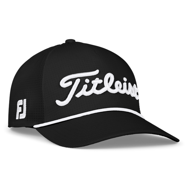Titleist Tour Rope Cap - Black / White