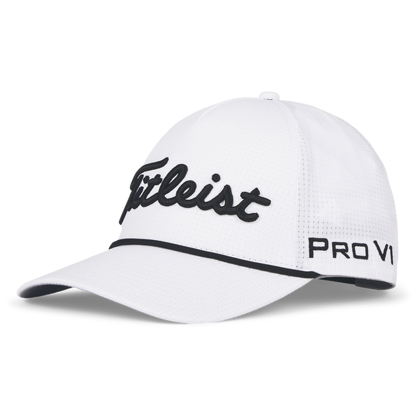 Titleist Tour Rope Cap - White / Black