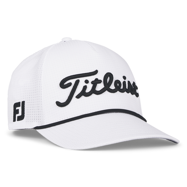 Titleist Tour Rope Cap - White / Black