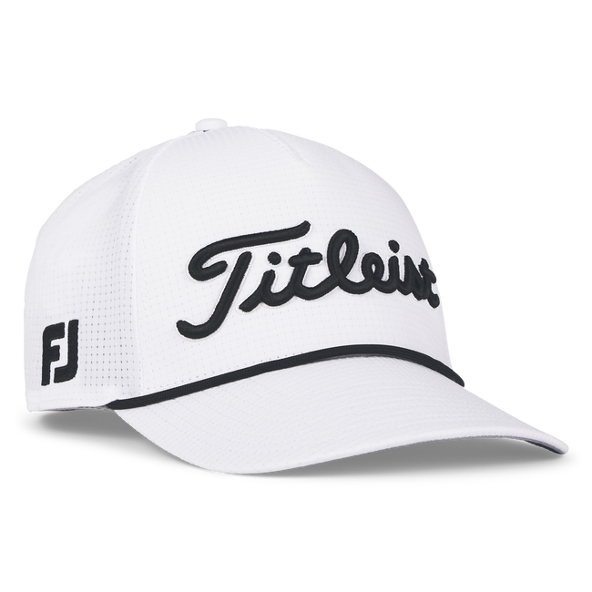 Titleist Tour Rope Cap - White / Black