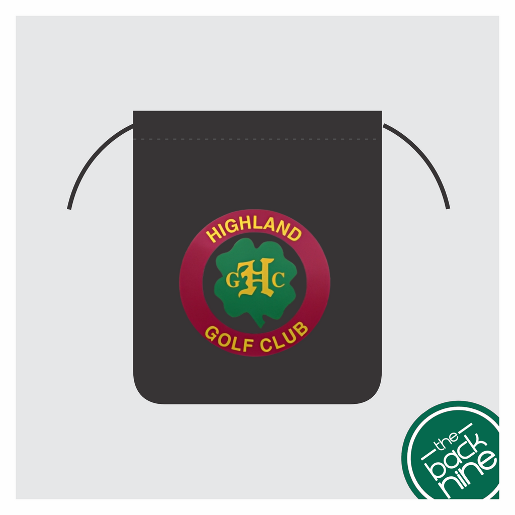 Highland Golf Club - Custom Valuables Bag - The Back Nine