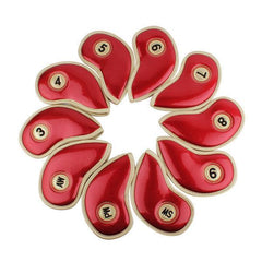 Premium Iron Cover Set - Red Carbon Fibre