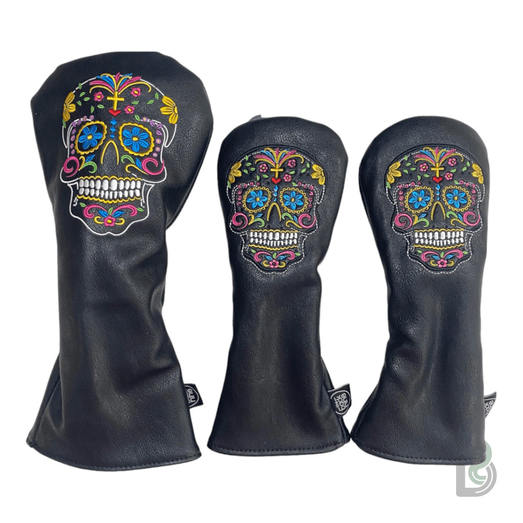 Sugar Skull HeadCover Set - 3 Piece - The Back Nine Online