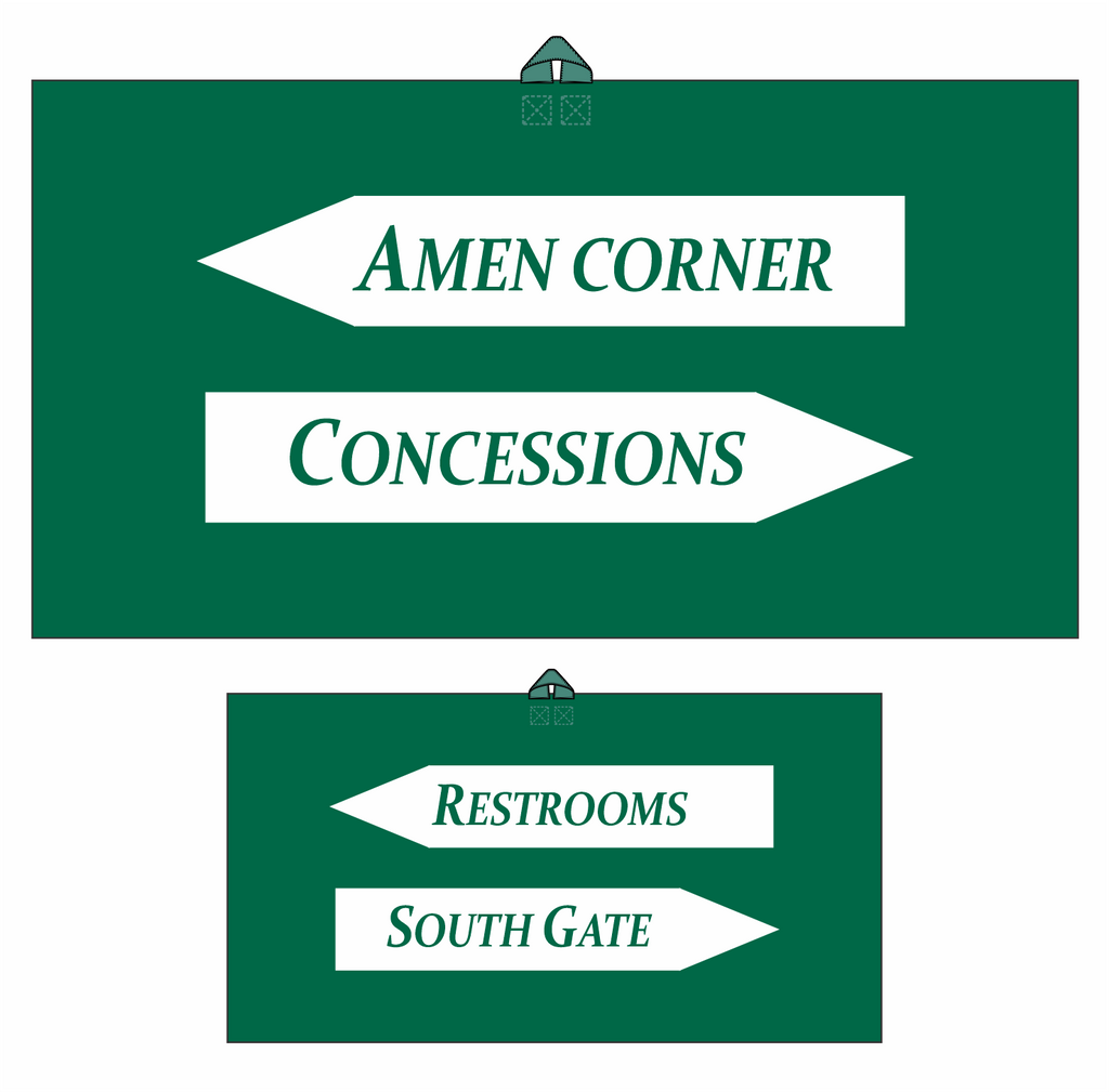 Amen Corner Golf Towel - Pre Order - The Back Nine