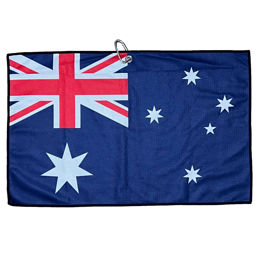 Australian Flag Driver Cover & Cart Golf Towel - The Back Nine