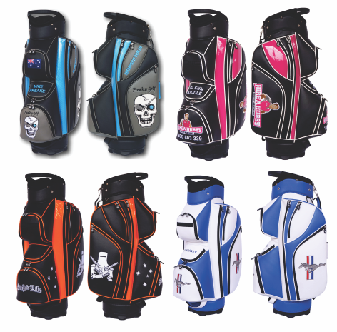 Custom Cart Golf Bag - Eagle The Back Nine Online - Custom HeadCovers & Custom Golf Bags