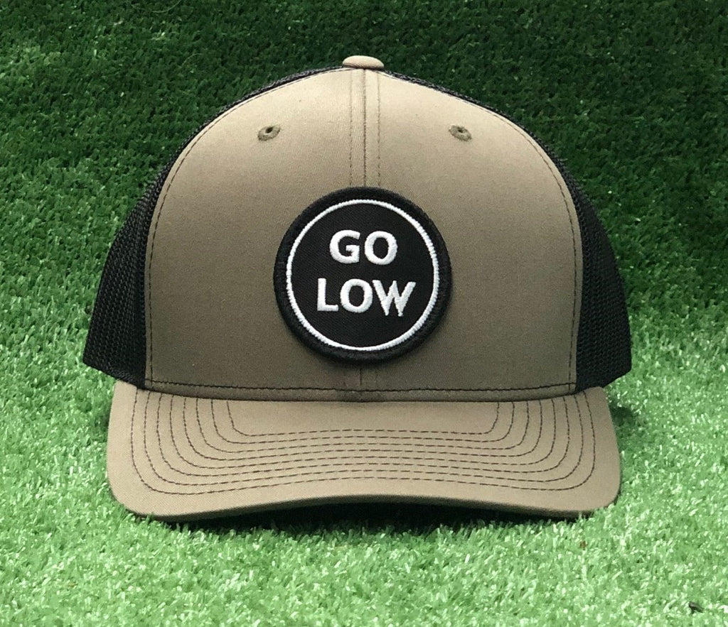 GO LOW Trucker Snap Back The Back Nine Online - Custom HeadCovers & Custom Golf Bags