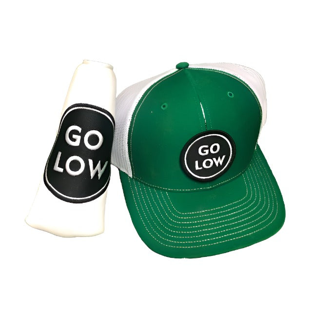 Go Low Putter Cover & Snapback Cap The Back Nine Online - Custom HeadCovers & Custom Golf Bags