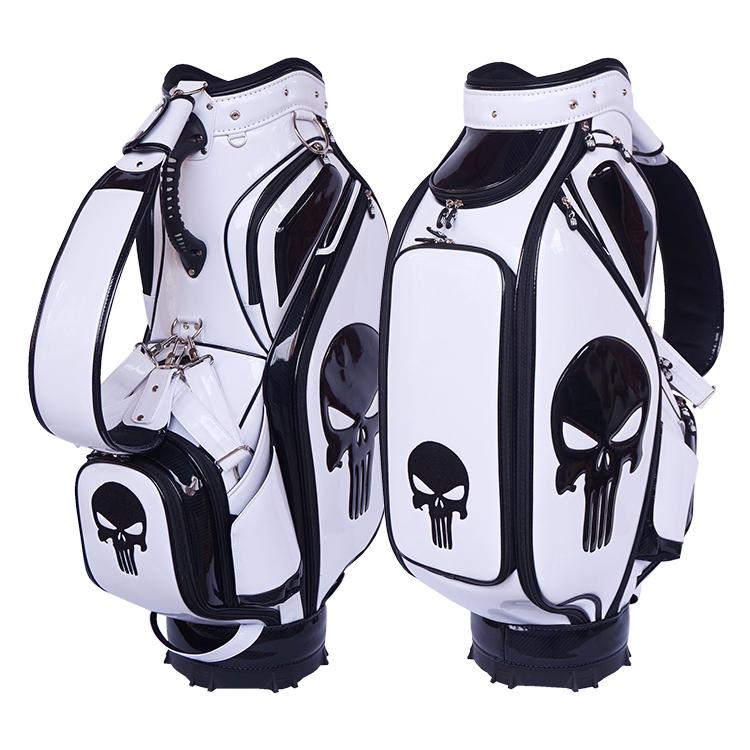 Custom "Punisher" Championship Staff Bag The Back Nine Online - Custom Golf Bags, HeadCovers and Golf Towels