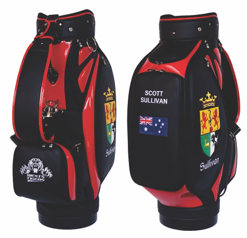 Custom Tour Staff Golf Bag - Tournament The Back Nine Online - Custom Golf Bags, HeadCovers and Golf Towels