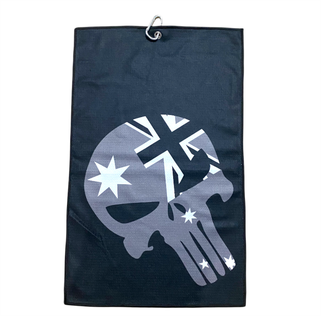 Punisher Flag Blade Putter Cover & Cart Golf Towel - The Back Nine