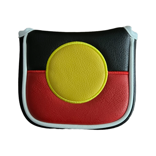 Aboriginal Flag Mallet Putter Cover - The Back Nine