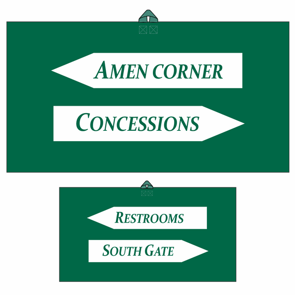 Amen Corner Golf Towel - In Stock - The Back Nine Online