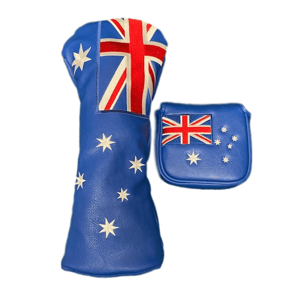 Australian Flag - Driver & Putter Cover Twin Pack - The Back Nine Online