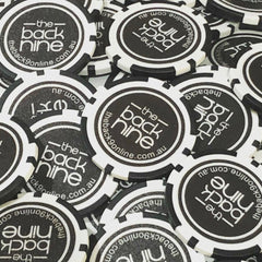 Custom Poker Chip Ball Markers - The Back Nine Online