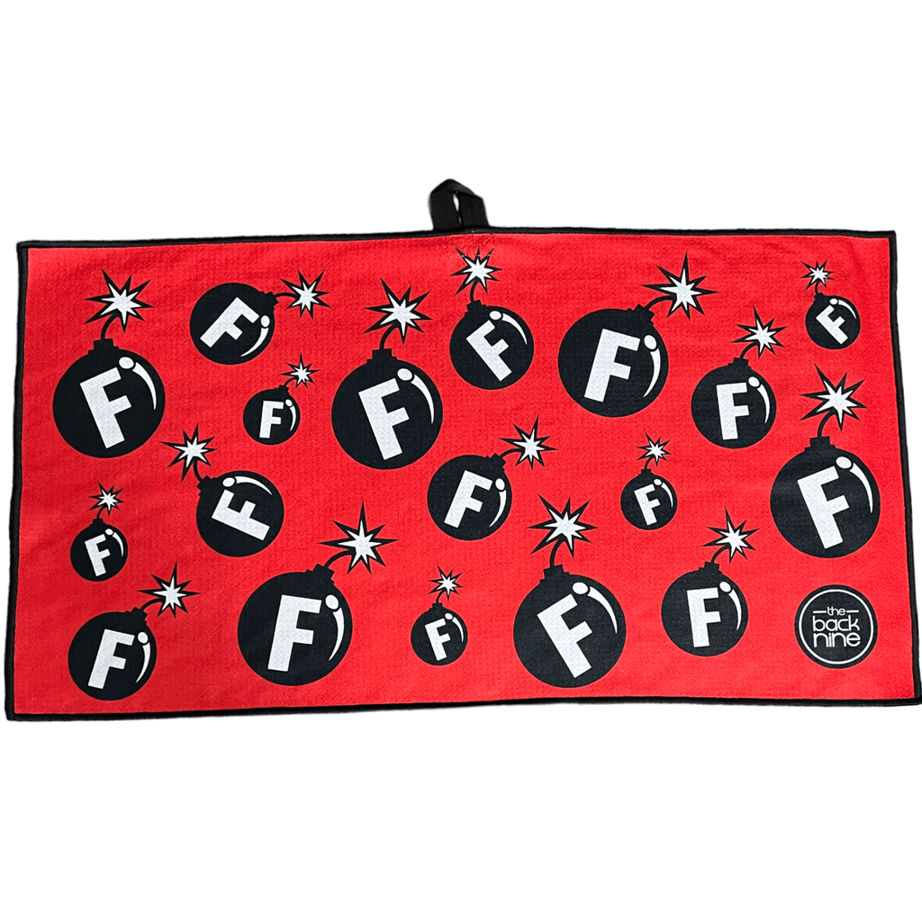 F-Bomb Cart Golf Towel - The Back Nine Online