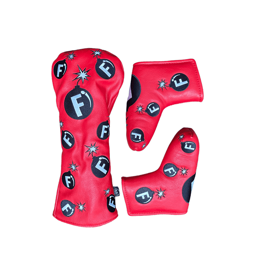 F Bomb Driver & Blade Putter Cover Twin Pack - The Back Nine Online