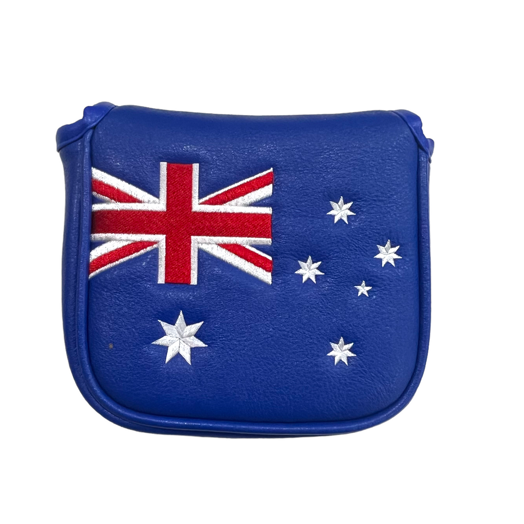 Australian Flag "Square" Mallet Putter Cover - The Back Nine