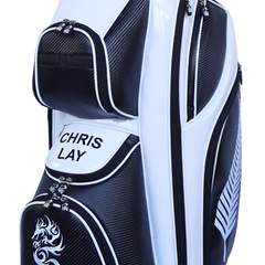 Kiwi Black Heritage Cart Bag - The Back Nine Online