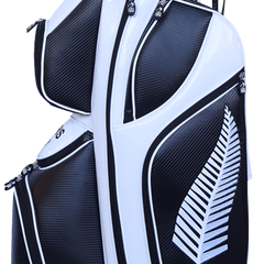 Kiwi Black Heritage Cart Bag - The Back Nine Online