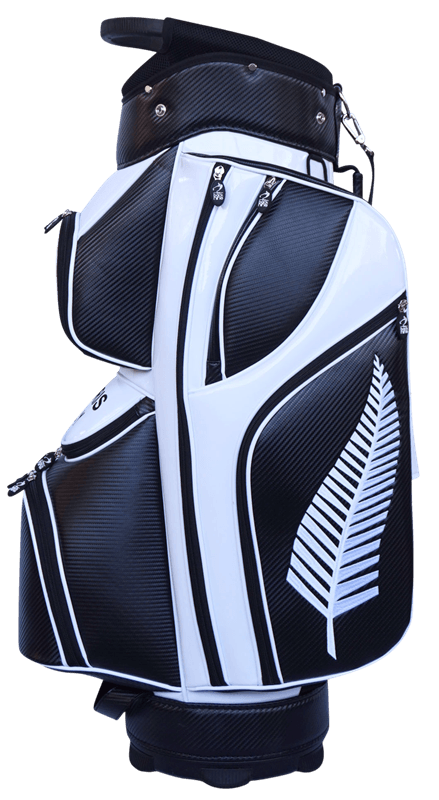 Kiwi Black Heritage Cart Bag - The Back Nine Online