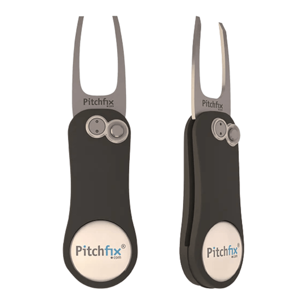 Pitchfix Original 2.0 Divot Tool - Gunmetal - The Back Nine Online