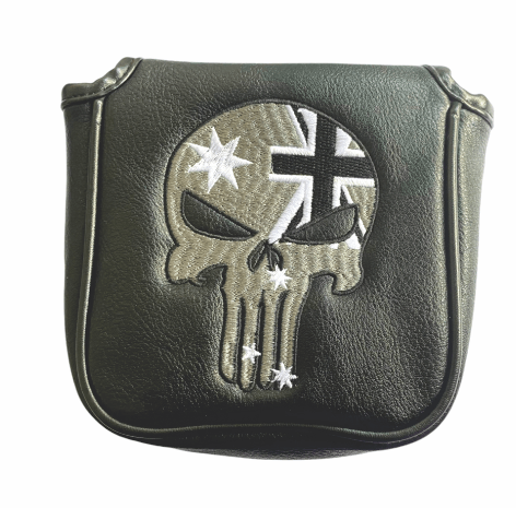 Punisher Aust Flag "Square" Mallet Putter Cover - The Back Nine Online