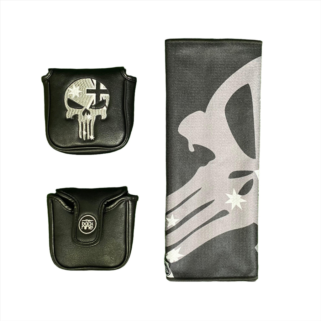 Punisher Mallet Cover & Cart Golf Towel - The Back Nine Online