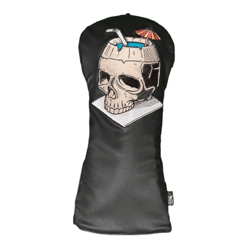 Skull Cocktail Driver Cover - Black - The Back Nine Online
