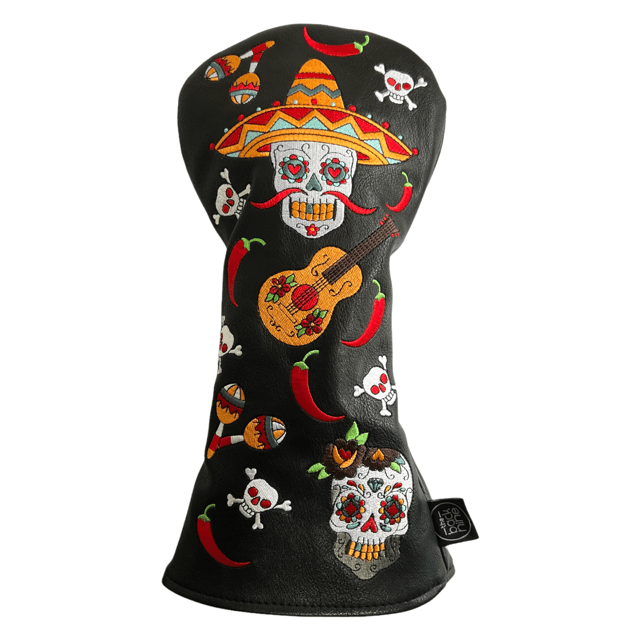 Sugar Skull "Chilli" Driver Cover & Towel Set - The Back Nine Online