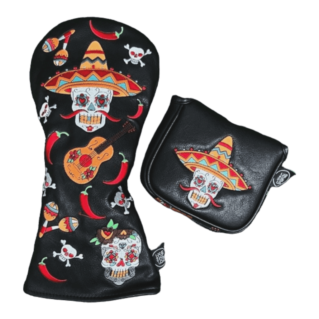 Sugar Skull "Chilli" Head Cover Twin Pack - The Back Nine Online