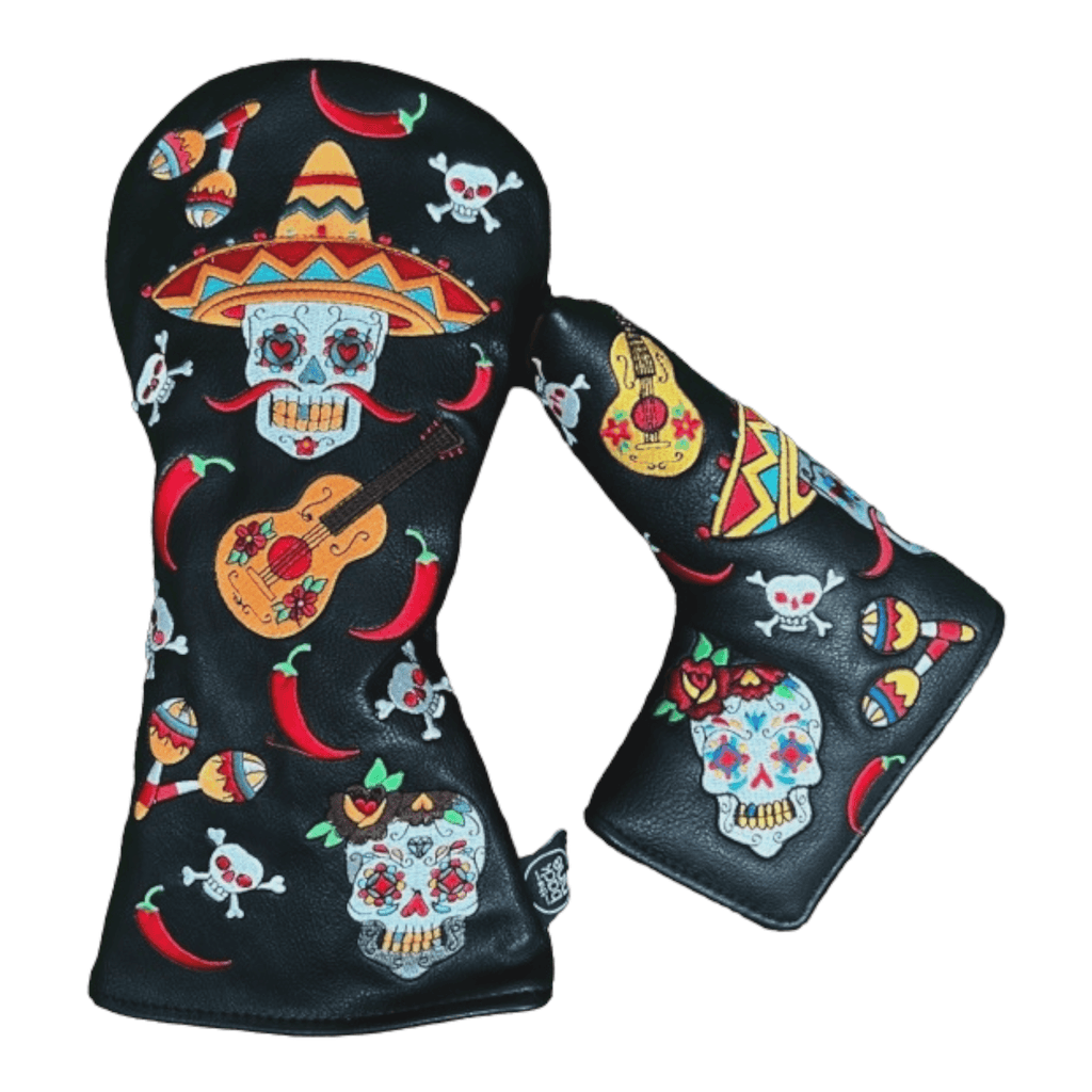 Sugar Skull "Chilli" Head Cover Twin Pack - The Back Nine Online
